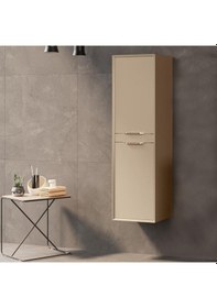 Resim Orka Clay 65 Cm Mdf Sahra Banyo Dolabı Takımı Ve Boy Dolabı Çok Renkli 