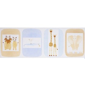 Resim Duvar Kağıdı Bordürü Sevimli Dostlar D-Dept Zazoo Çocuk - Kağıt 