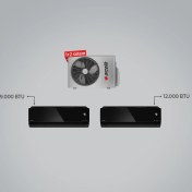 Resim Arçelik A++ 9000 BTU + 12000 BTU İç Ünite 16000 BTU 1+2 Multi Inverter Klima 