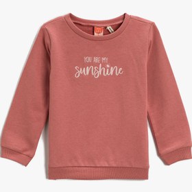 Resim Kız Bebek Baskılı Sweatshirt Pamuklu 