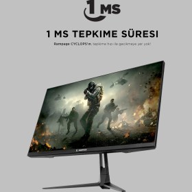 Resim Rampage Cyclops CY25R240 25 240Hz 1ms Boe Va Full Hd Hdr Freesync Rgb Pc Flat Oyuncu Monitörü 