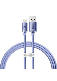 Resim Baseus Crystal 2.4a Usb-a To Lightning 1.2m Kablo-mor 