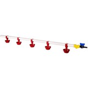 Resim TavPet Nipel Suluk Sistemi 40 Tavukluk 100 cm 5 Nipelli Yaylı Çanaklı 