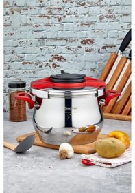 Resim Cooker CKR2877 Klipso Kapak Düdüklü Tencere 6 Lt Gri 