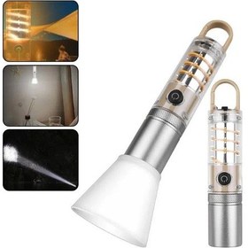 Resim Ps-8915 10w Zoomlu Led Powerbank Özellikli Şarjlı Kamp El Feneri - 9062497618404ynt Çok Renkli 