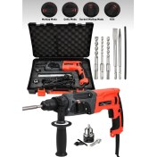 Resim Germany Steel Extra Güçlü 4200W Probakır Sargı Kırıcı Delici Darbeli Hilti Matkap 5 Adet Uç Metal Şanzuman Ggrmn-Kırcı3 