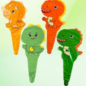 Resim 12 adet Dinozor Alüminyum Folyo Balon Seti, Dinozor Alüminyum Balon Çubukları Doğum Günü Parti Malzemeleri Dekor, 14+ Yaş Dekorasyon Malzemeleri 