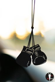 Resim Oyunzu Araba Süsü Metal Boks Eldiveni Dikiz Aynası Süsü Hediyelik 