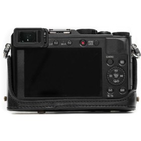 Resim MegaGear MG661 Panasonic Lumix DMC-LX100 Deri Kamera Çantası 