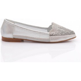 Resim Dgn Y199 Kadin Düz Burun Babet Y199-1510-R4275 Gümüş 