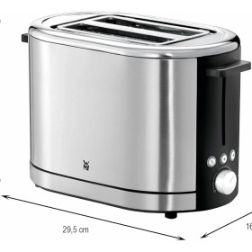 Resim Delixa Lono Iki Bölmeli 7 Isı Ayarlı Çelik Ekmek Kızartma Makinesi 