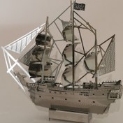 Resim 3D Üç Boyutlu Yapıştırıcısız DIY Metal Puzzle Yeni Siyah İnci Modeli - Masa Süsü, Noel Hediyesi, Doğum Günü Hediyesi, Dekorasyon! 