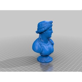 Resim Opencart Genç Kadın Büstü - Simone Bianco Heykel 3d Tarama Sadece Plastik Aparattır 