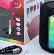 Resim Oldfriend Siyah Mini Bluetooth Hoparlör Sd Kart Aux Usb Girişli Taşınabilir Kablosuz Speaker 