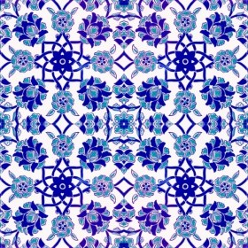 Resim Kütahya Hedef Çini AC03 20 x 20 Dekoratif Çini 