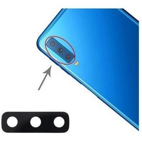 Resim Samsung A750 A7 2018 Arka Kamera Camı ( Çıtasız Sadece Cam) 