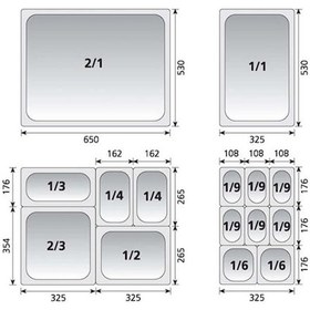 Resim Bilge Gastronom Küvet - Gn 1/3x20 Standart Küvet 