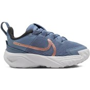 Resim Nike Star Runner 4 Nn Ps Running Elastik Bağcıklı Çocuk Yürüyüş Koşu Ayakkabısı Mavi Mavi 