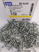 Resim STD 3,5x30 Çinko Sunta Vidası (1000 Adet) (STD.900007700) 