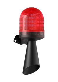 Resim Mesan Led Multifonksiyon 43 Ses Borulu Siren Kırmızı 12-60vac/dc Ms 5847.1.12-60vac/dc 