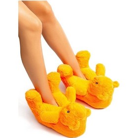 Resim Twigy Pookie EE0563 Kadın Hayvanlı Panduf Turuncu 36/41 Turuncu 