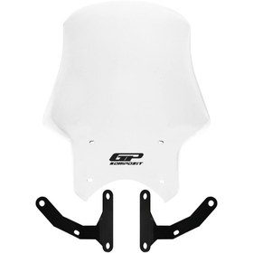 Resim GP KOMPOZİT Gp Kompozit Honda Cb125r / Cb250r 2018-2024 Uyumlu Tur Camı Şeffaf 49 Cm 