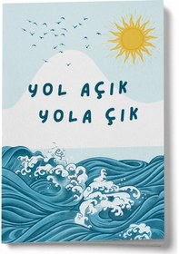 Resim Yol Açık Yola Çık Mini Defter Çok Renkli 
