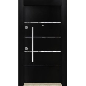 Resim Mono Çelik Kapı MN-6019 Dış Iklim Kapısı Yağmur'a ve Güneşe Dayanıklı Çelik Kapı 