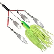 Resim 1 adet Mycena 27g Sakal Bas Balıkçılık Yemi, Kurşun Jig Kancalı Paslanmaz Çelik Kompozit Dönen Bıçak, Beyaz - İşçi Bayramı ve Babalar Günü Balıkçılığı için İdeal 