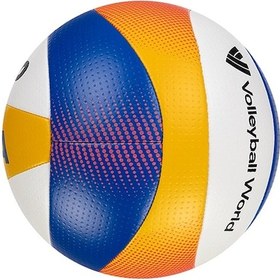 Resim Mikasa Bv550c Fıvb Onaylı Plaj Voleybolu Maç Topu Sarı 