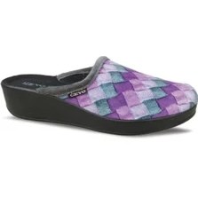 Resim Ceyo 9932-33 Kadın Kışlık Ev Terliği Lila 36-40 