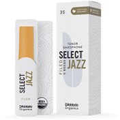 Resim D'Addario Woodwinds Organic Select Jazz Tenor Saksafon Kamışı No:3 Soft 