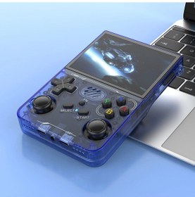 Resim Boyhom R36xx Retro El Konsolu Açık Kaynak Linux Sistemi Hump-in Wifi Oyun Blue 64g 15k Games 