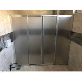 Resim MarkaDuş Iki Duvar Arası Krom Mika Duşakabin (DUVARDAN DUVARA) 175 Cm 