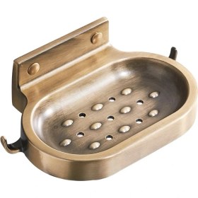 Resim Three Beans Antika Banyo Sabunluk Duvara Monte Sabunluk Sabun Sünger Bulaşık Sabunluk Banyo Aksesuarları | Sabun Yemekleri (Antika) - (Yurt Dışından) 