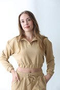 Resim Kadın Kahverengi Sweatshirt 