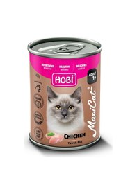 Resim Hobi Maxicat Tavuklu Yetişkin Kedi Konservesi 400 Gr X 6 Adet - Taurin Destekli, Tam Ve Dengeli Mama 