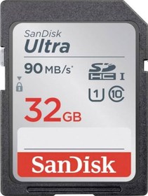 Resim Sandisk SDSDUNR-032G-GN6IN 32 GB Ultra SDHC UHS-I Hafıza Kartı 