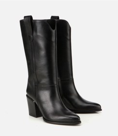 Resim Hotiç Kadın Deri Siyah Metal Detaylı Topuklu Çizme 01cıh313490a100 01cıh313490a100 Siyah 