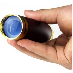 Resim 30x40 Panda Büyük Mercekli Pirinç Gövdeli Deri Çantalı Denizcilik Korsan Dürbün Siyah 