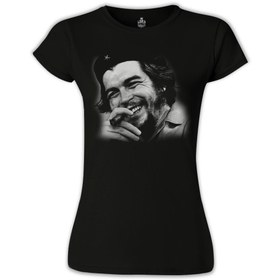 Resim Che Guevara II Siyah Bayan Tshirt 