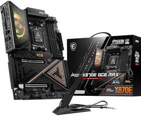 Resim MSI MB MEG X870E ACE MAX AM5 DDR5 8400MHZ(OC) USB 40Gbps 5x M.2 HDMI 2x Type-C DP 10G LAN 5G LAN WIFI 7 RGB ATX 