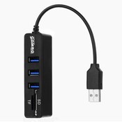 Resim Triline Combo 3 Port Usb2.0 Hub Tf Sd Kart Okuyucu 