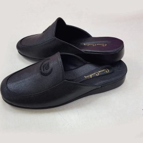 Resim Pierre Cardin Erkek Deri Ev Terliği 289 Siyah Kaymaz Taban ile Konforlu Kullanım 