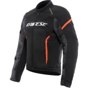 Resim Daınese Cek/aır Frame 3 Tex Jacket Black-Red-Fluo Mont 