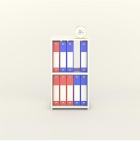 Resim Kenzlife Klasörlük Raflı Attila Byz 70 40 30 Kitaplık Ofis Arkalıksız Çok Renkli 