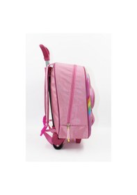 Resim Bulut Labubu Çekçekli Anaokulu Çantası - Çocuk Çanta - Kreş Çantası - Labubu Çanta Fuşya 