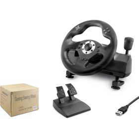 Resim Hadron VW9828 Oyuncu Direksiyon Seti 270° Titreşimli Pedal Desteği PS4 PS3 Xbox PC 7in1 