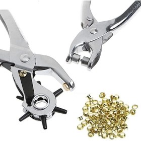 Resim Skygo Kemer Delme Ve Perçin Pensesi Ikli Set Deri Plastik Delici 