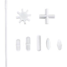 Resim Quartz Realm 7 Şekil Manyetik Karıştırıcı Karıştırma Çubukları Karıştırıcı Ptfe Karıştırma Çubuğu Manyetik Retriever (8 Paket) (Yurt Dışından) 